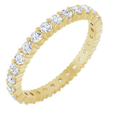 14K Yellow Gold 7/8 CTW Lab-Grown Diamond Eternity Band Size 7