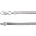 14K White Gold 2.8 mm Flexible Herringbone 16" Chain