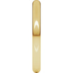 14K Yellow Gold 2.5 mm Comfort-Fit Full Round Band Size 6