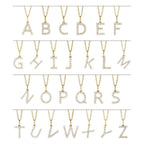 14K Yellow Gold 1/4 CTW Lab-Grown Diamond Initial B Pendant