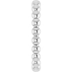 Sterling Silver Beaded Stackable Ring