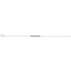 Sterling Silver Engravable Bar 7" Bracelet