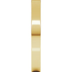 10K Yellow Gold 2.5 mm Ultra-Lightweight Comfort-Fit Flat Band Size 5