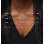 14K White Gold 1/2 CT Natural Diamond Pendant