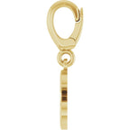 14K Yellow Gold Initial S Charm/Pendant