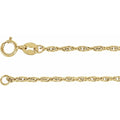14K Yellow Gold-Filled 1.75 mm Rope 7" Chain
