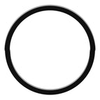 10K White Gold 1 mm Flat Band Size 11