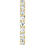 14K Yellow Gold 1 3/8 CTW Natural Diamond Eternity Band Size 7