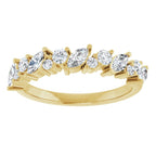 14K Yellow Gold 3/4 CTW Natural Diamond Anniversary Band