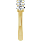14K Yellow Gold 1 1/3 CTW Lab-Grown Diamond Anniversary Band