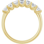 14K Yellow Gold 1 1/3 CTW Lab-Grown Diamond Anniversary Band