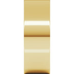 14K Yellow Gold 7 mm Flat Band Size 8.5