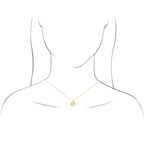 14K White Gold Initial A 16-18" Necklace