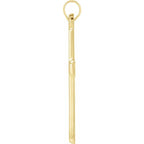 14K Yellow Gold Cross Pendant 