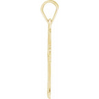 14K Yellow Gold Cross Pendant